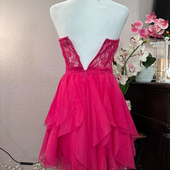 Forever 21 Women's Pink Dress - Picture 4 of 5